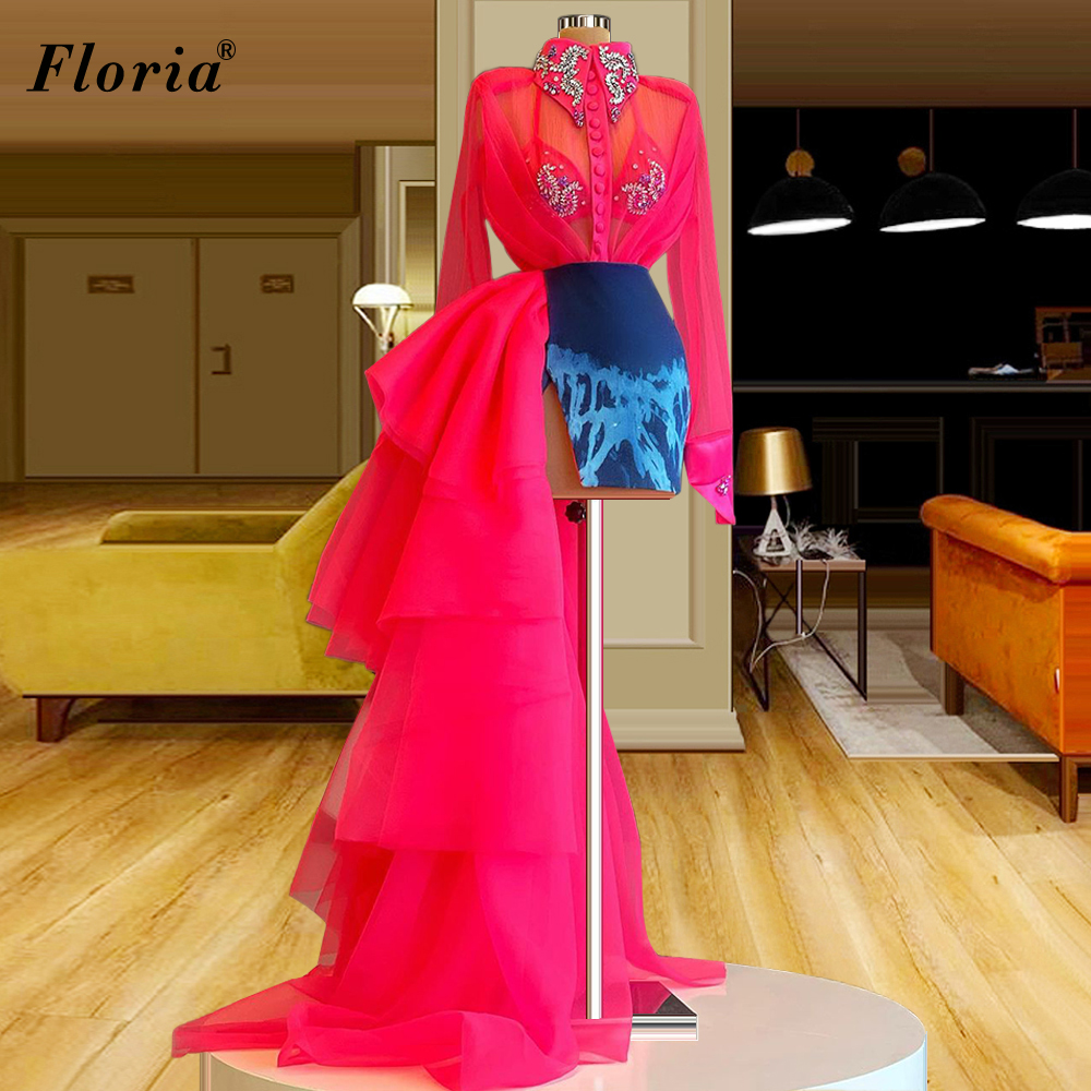 Vintage Fashion Show - Long Sleeves Mermaid Celebrity Dresses 2021