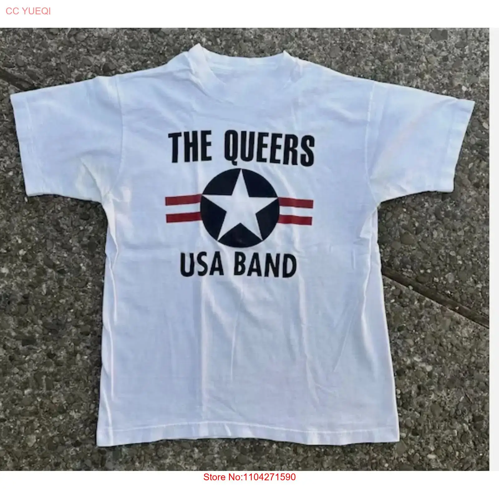 Vintage Queer Fashion - The Queers USA Band Logo Classic