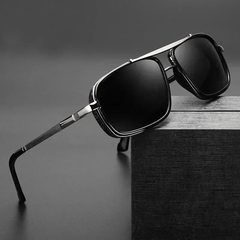Vintage Fashion De - Men Vintage Fashion Steampunk Square Sun