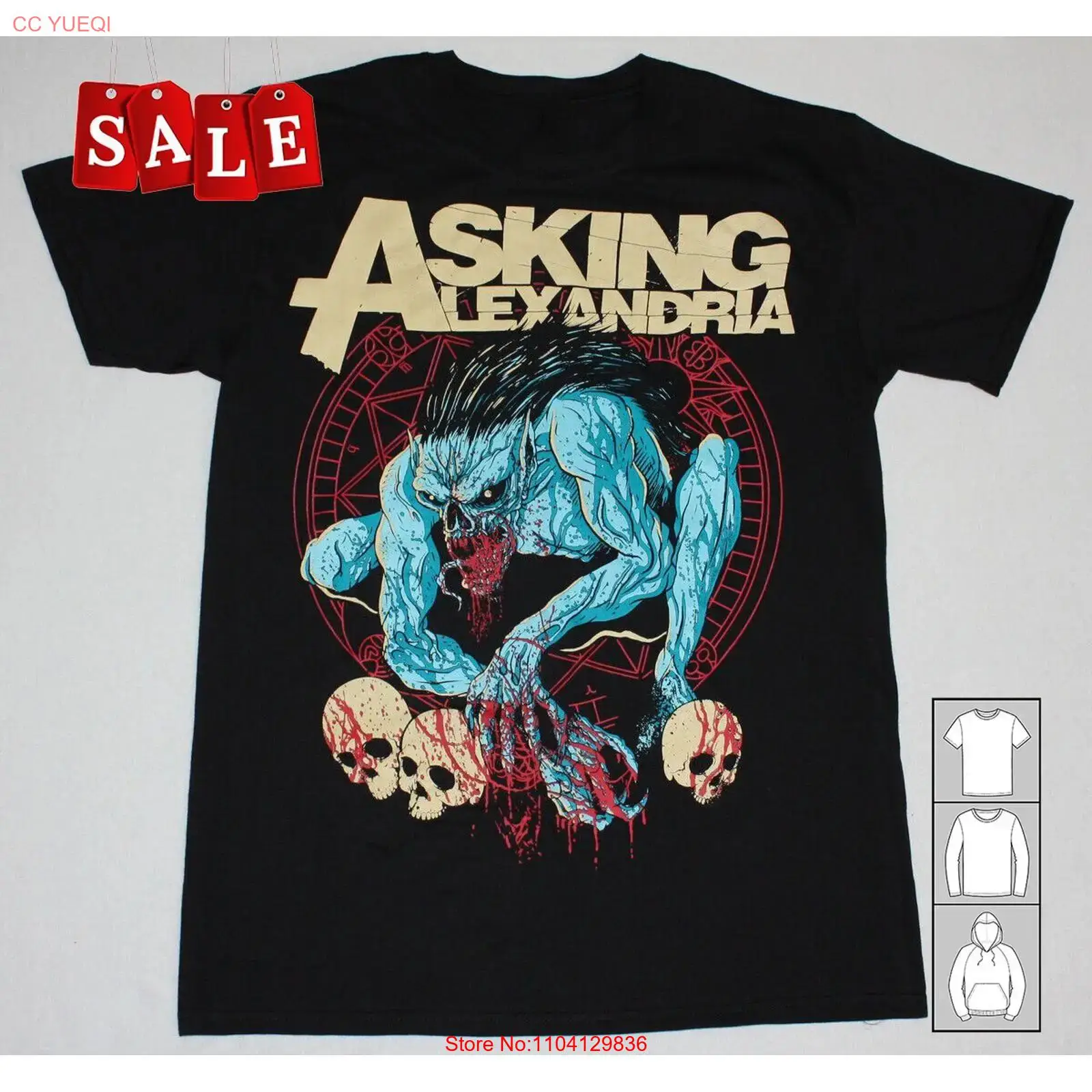 New Rare Asking Alexandria Cot - Vintage Fashion News ulasan dan harga