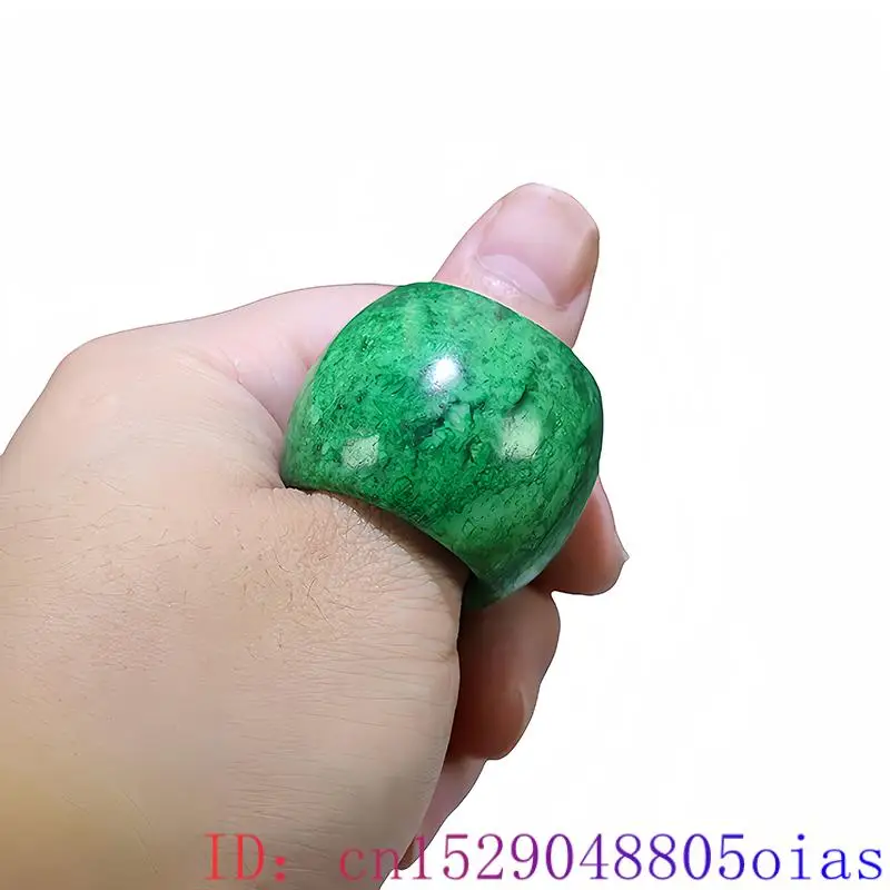 22mm Green Real Jade Rings for - Vintage Fashion Guild ulasan dan harga