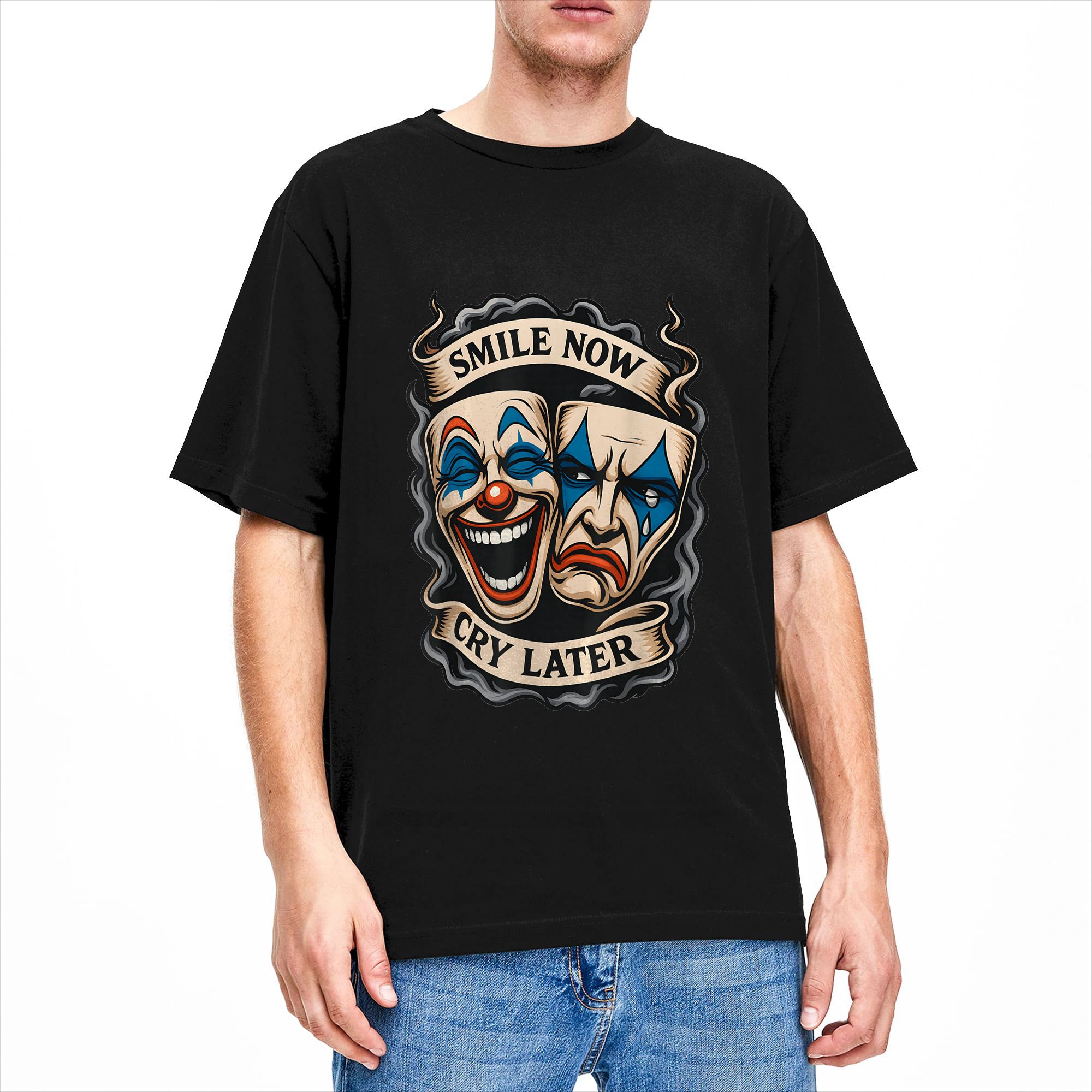 Men Women T Shirt Smile Now Cr - Vintage Fashion Now ulasan dan harga