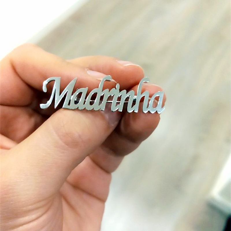 Custom Brooch Can Be Customize - Vintage Fashion Names ulasan dan harga