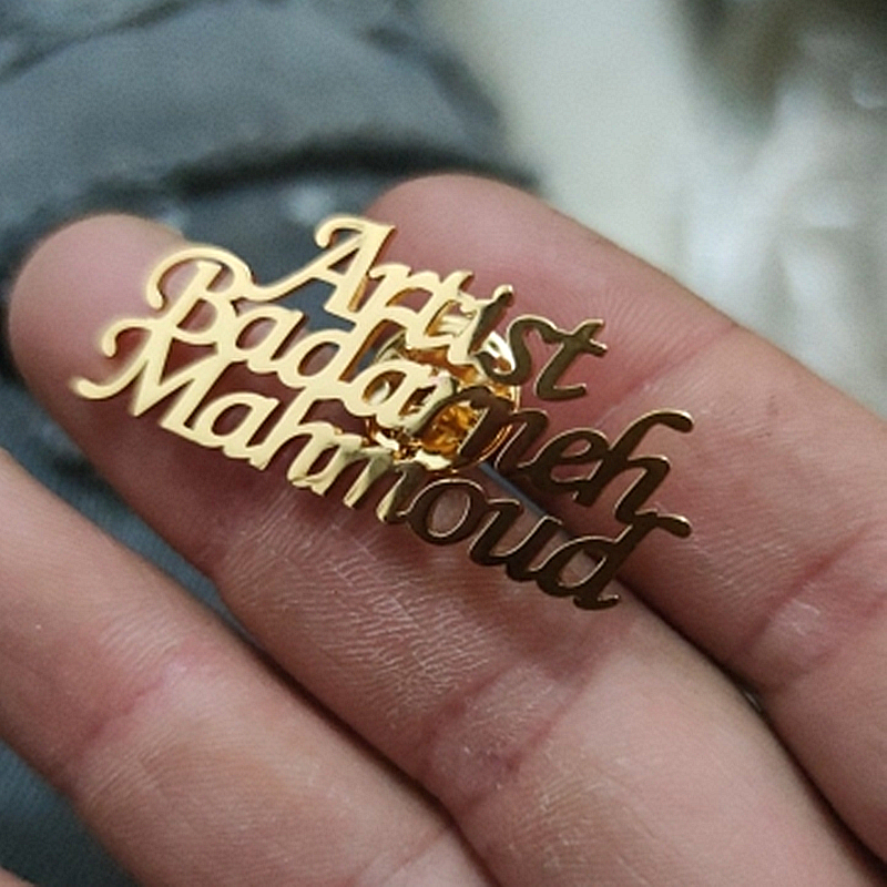 Custom Brooch Can Be Customize - Vintage Fashion Names ulasan dan harga