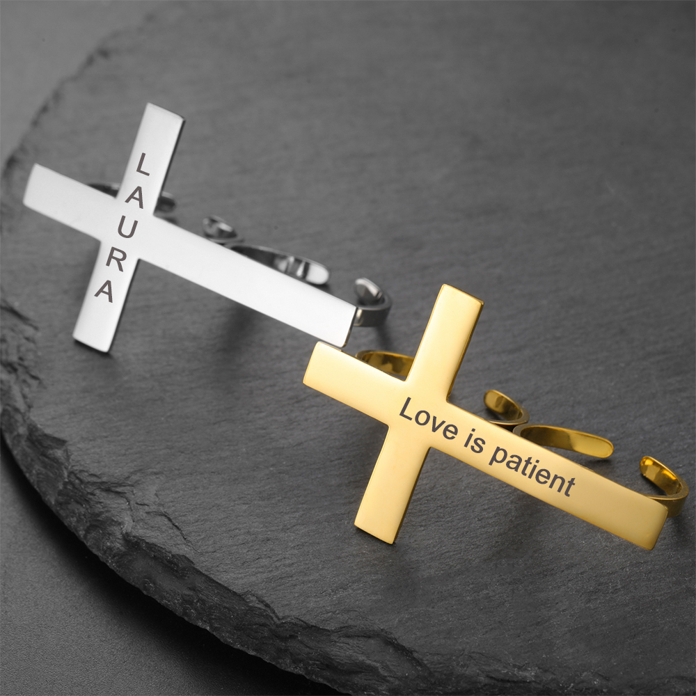 Lemegeton Two Finger Cross Rin - Vintage Fashion Names ulasan dan harga