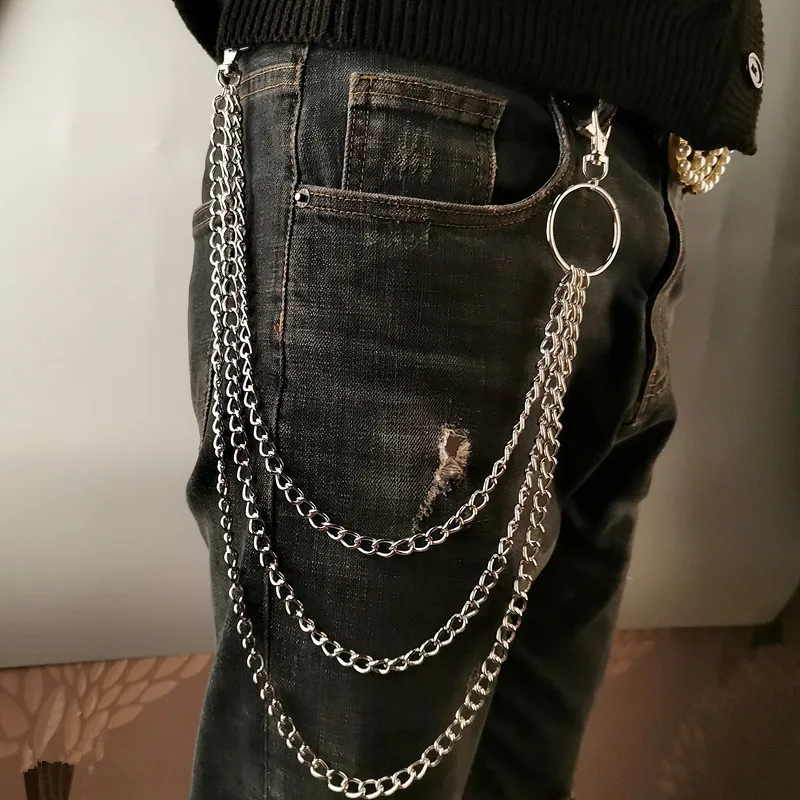 Layer Metal Belt Chain Punk Ho - Vintage Fashion Guild ulasan dan harga