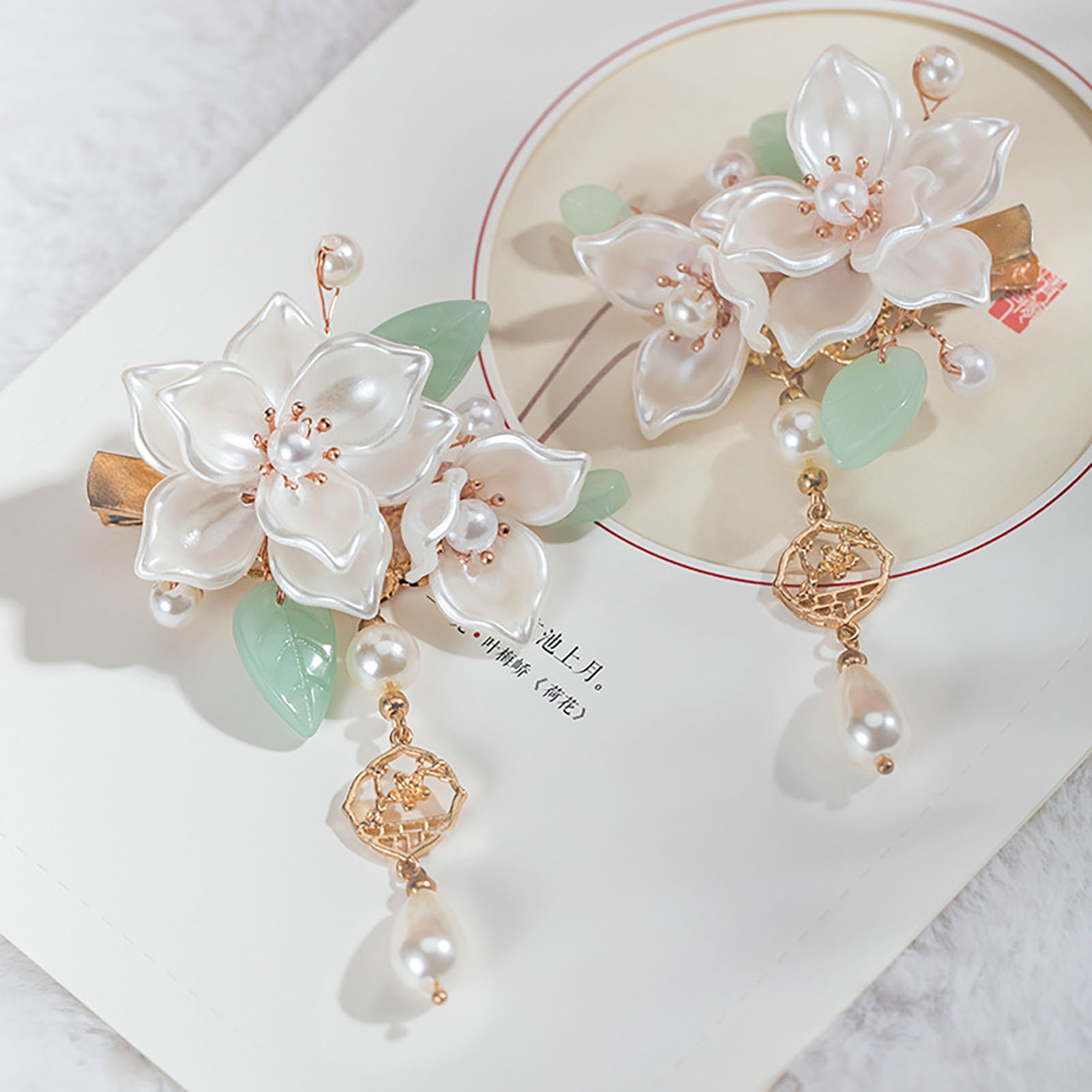 Vintage Camellia Hair Clip Ele - Vintage Fashion Guild ulasan dan harga