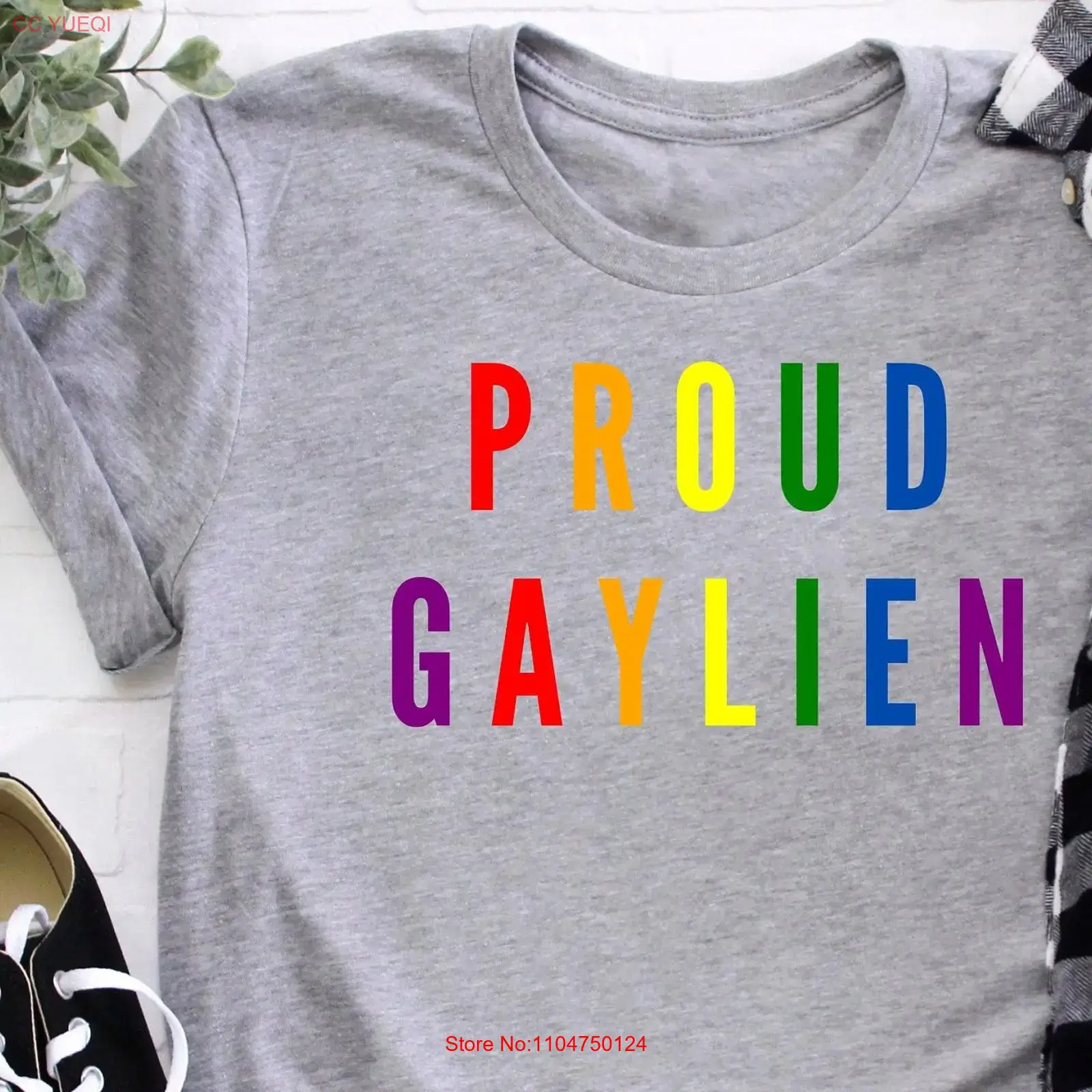 Proud Gaylien T Shirt LGBT Pri - Vintage Queer Fashion ulasan dan harga