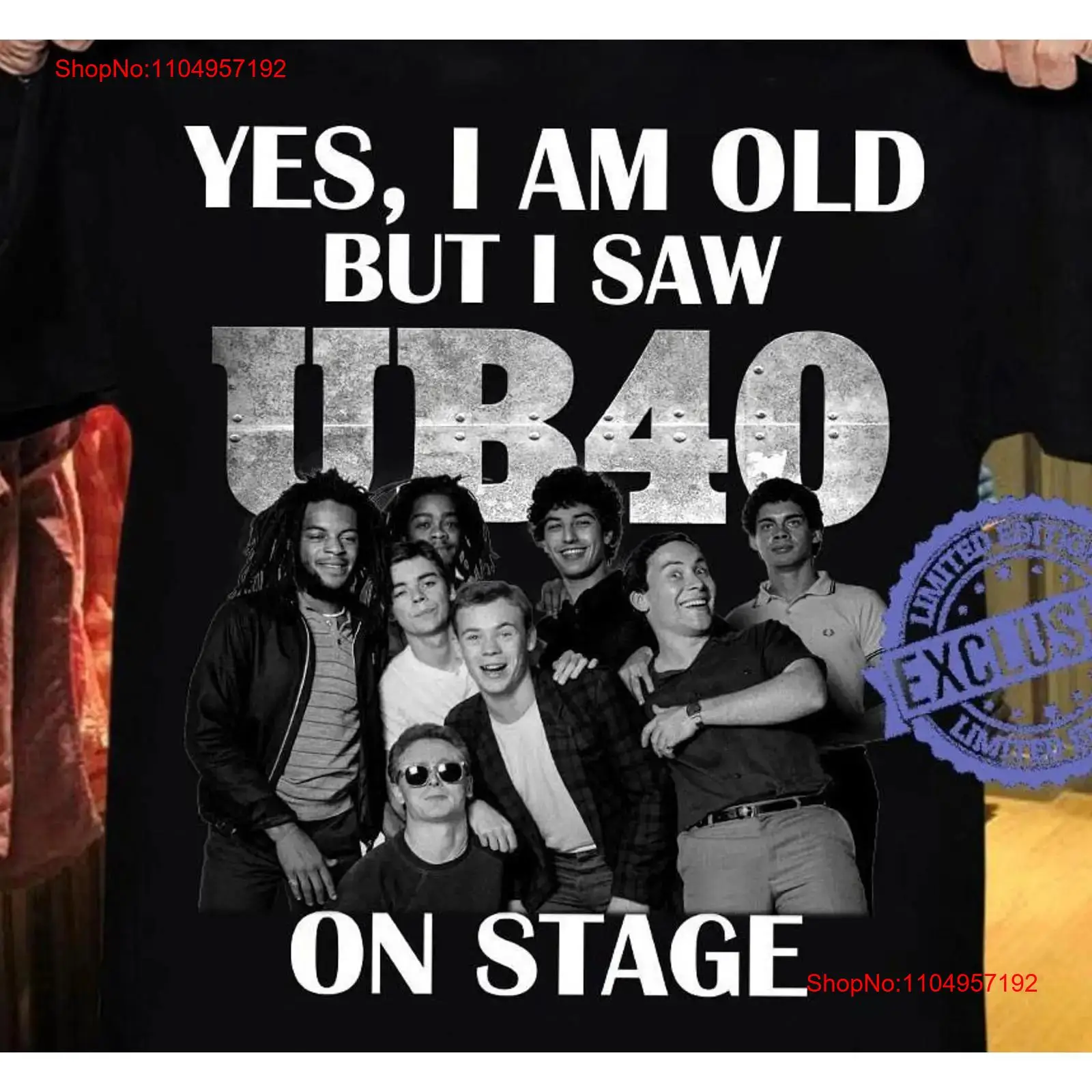 NEW UB40 band Men T shirt Blac - Vintage Fashion News ulasan dan harga