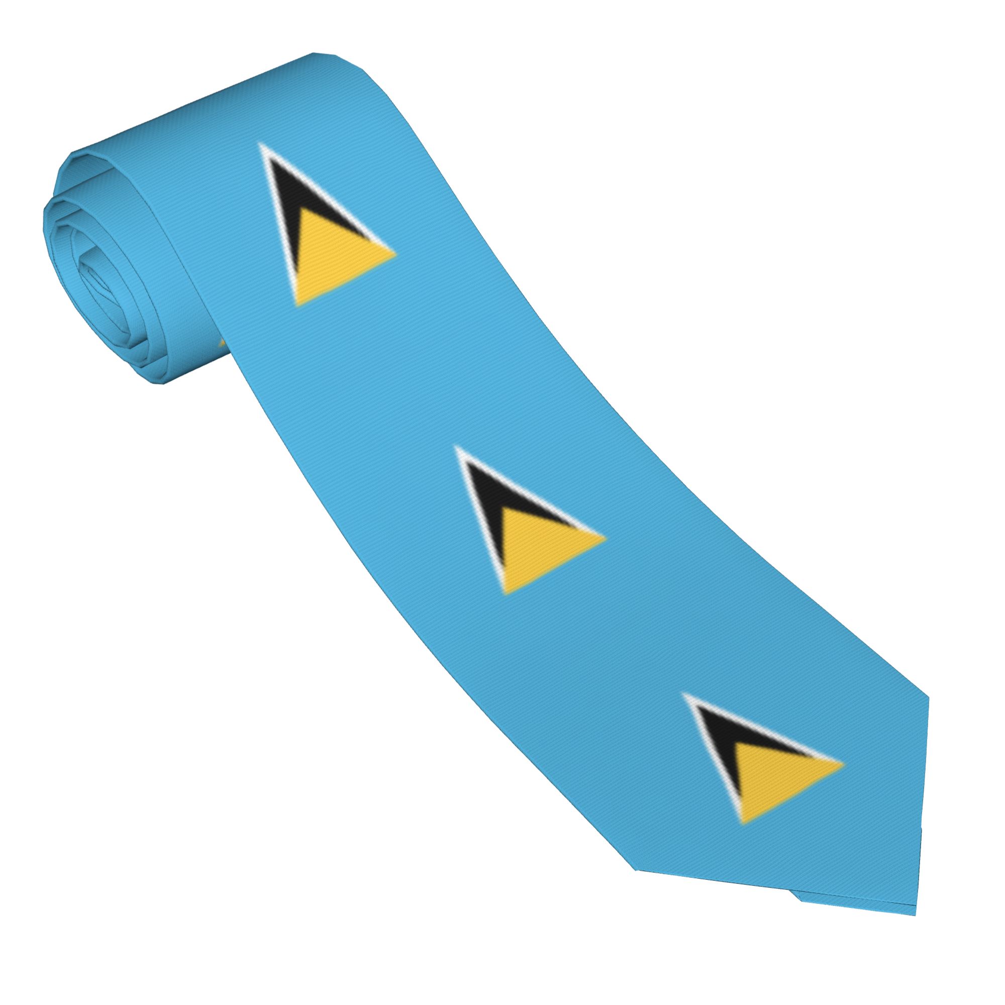 Saint Lucia Flag Tie  Daily We - Vintage Fashion Ideas ulasan dan harga