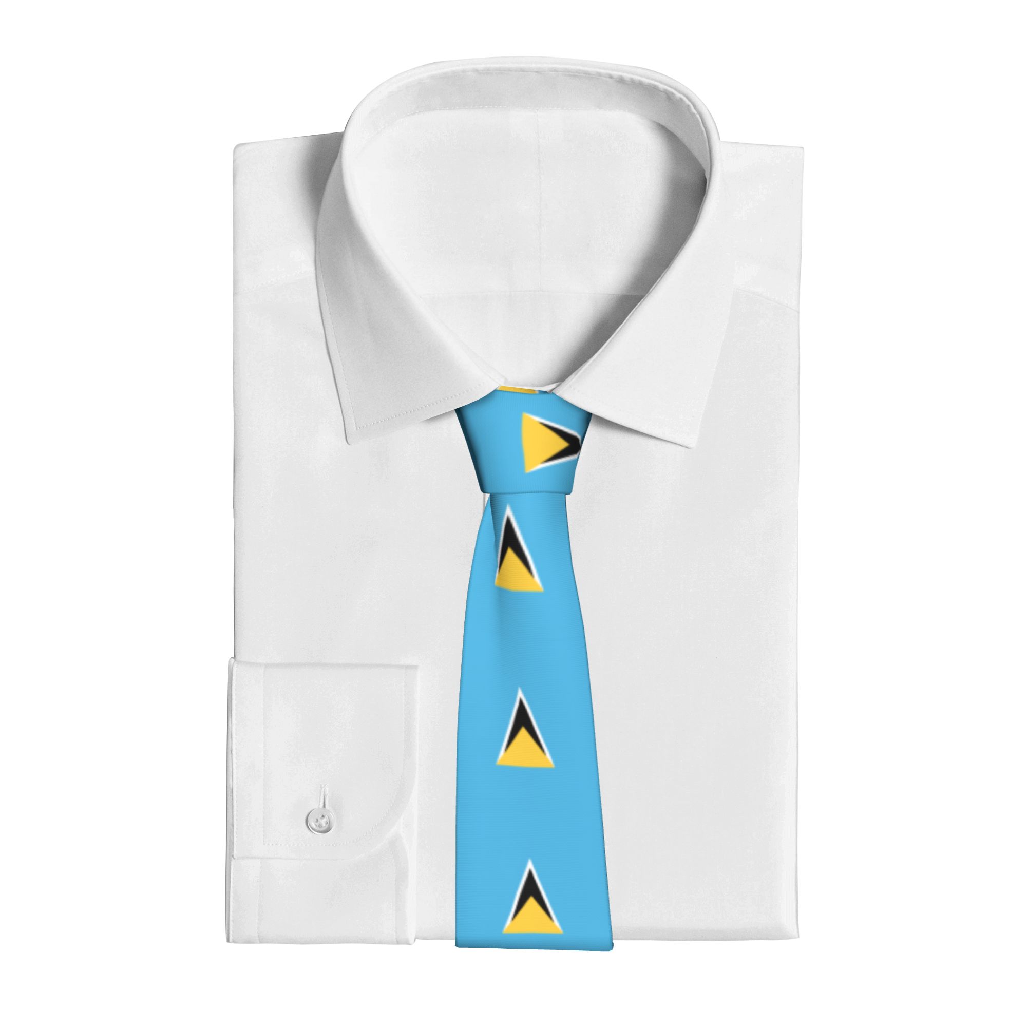 Saint Lucia Flag Tie  Daily We - Vintage Fashion Ideas ulasan dan harga
