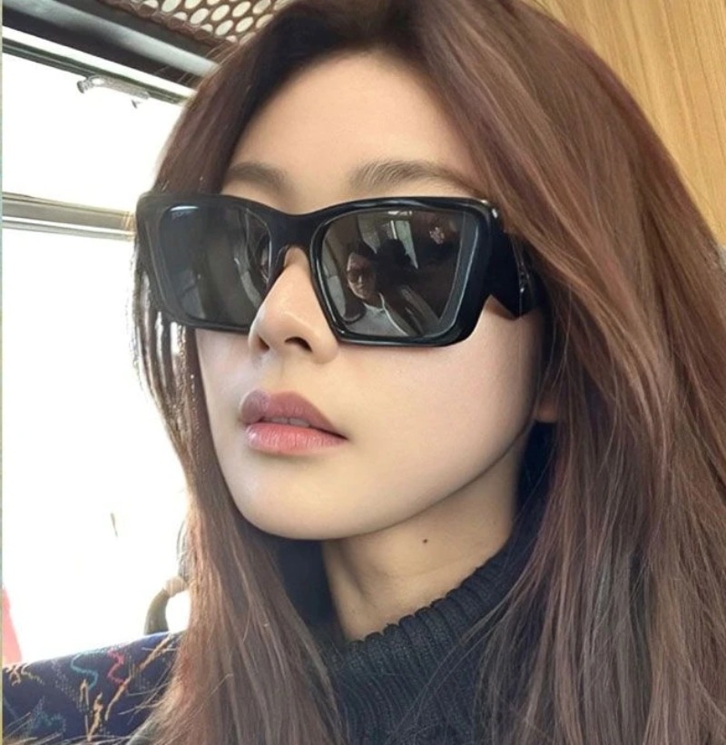 Retro Square Sunglasses Men Wo - Vintage Fashion De ulasan dan harga