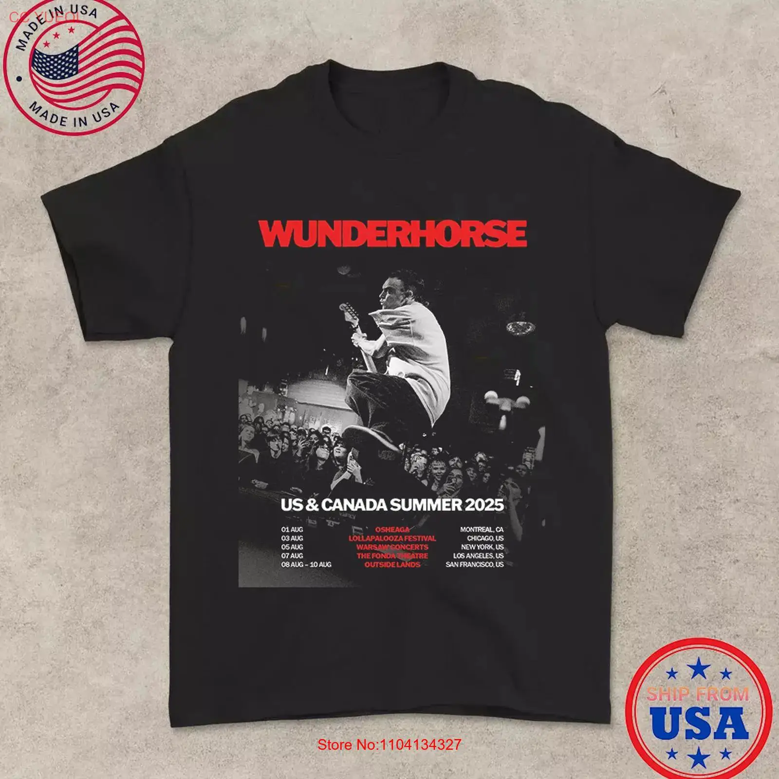 Wunderhorse 2025 Tour SUMMER U - Vintage Fashion Canada ulasan dan harga