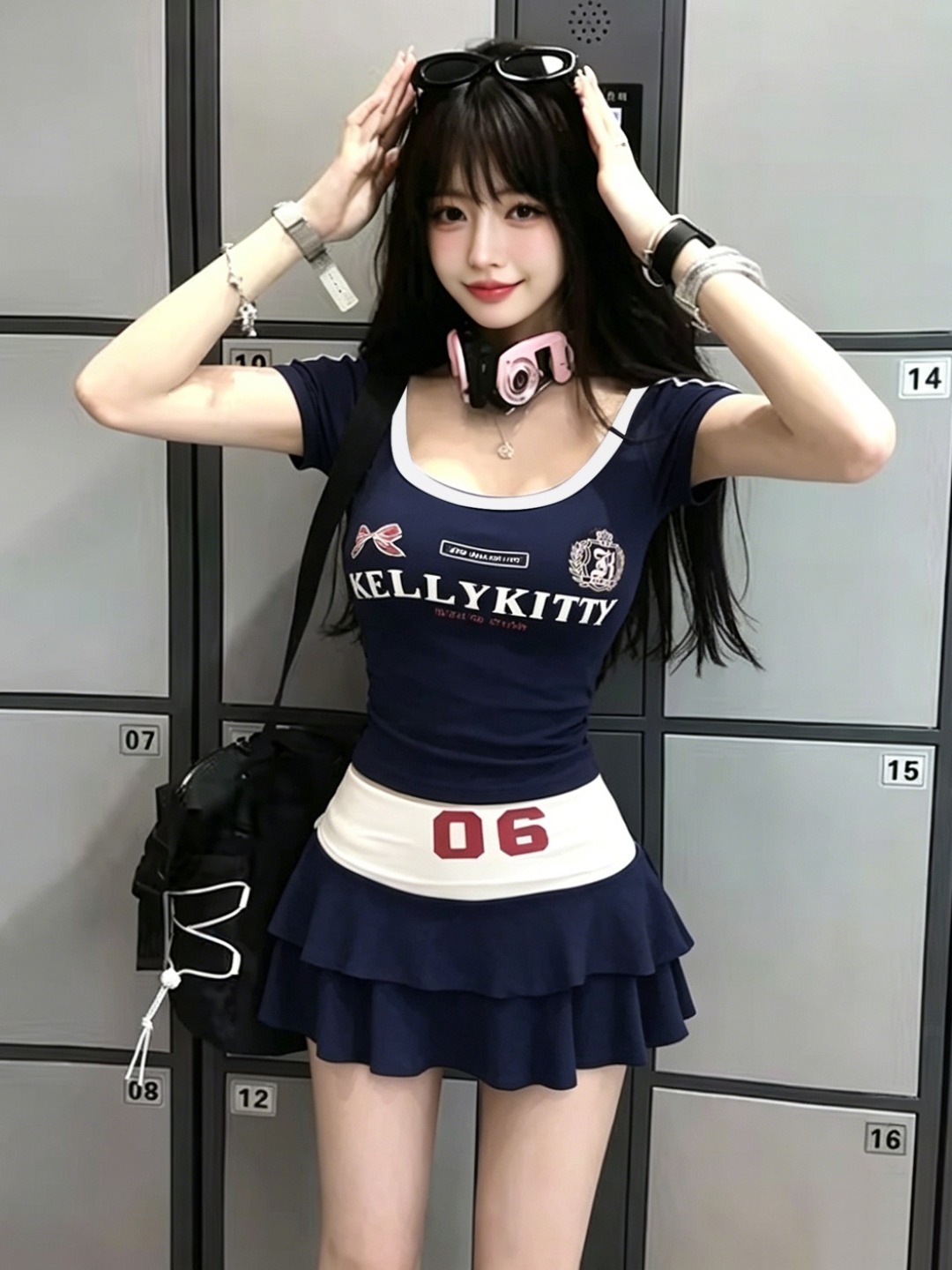 American Retro Hot Girl Letter - Vintage Fashion Show ulasan dan harga